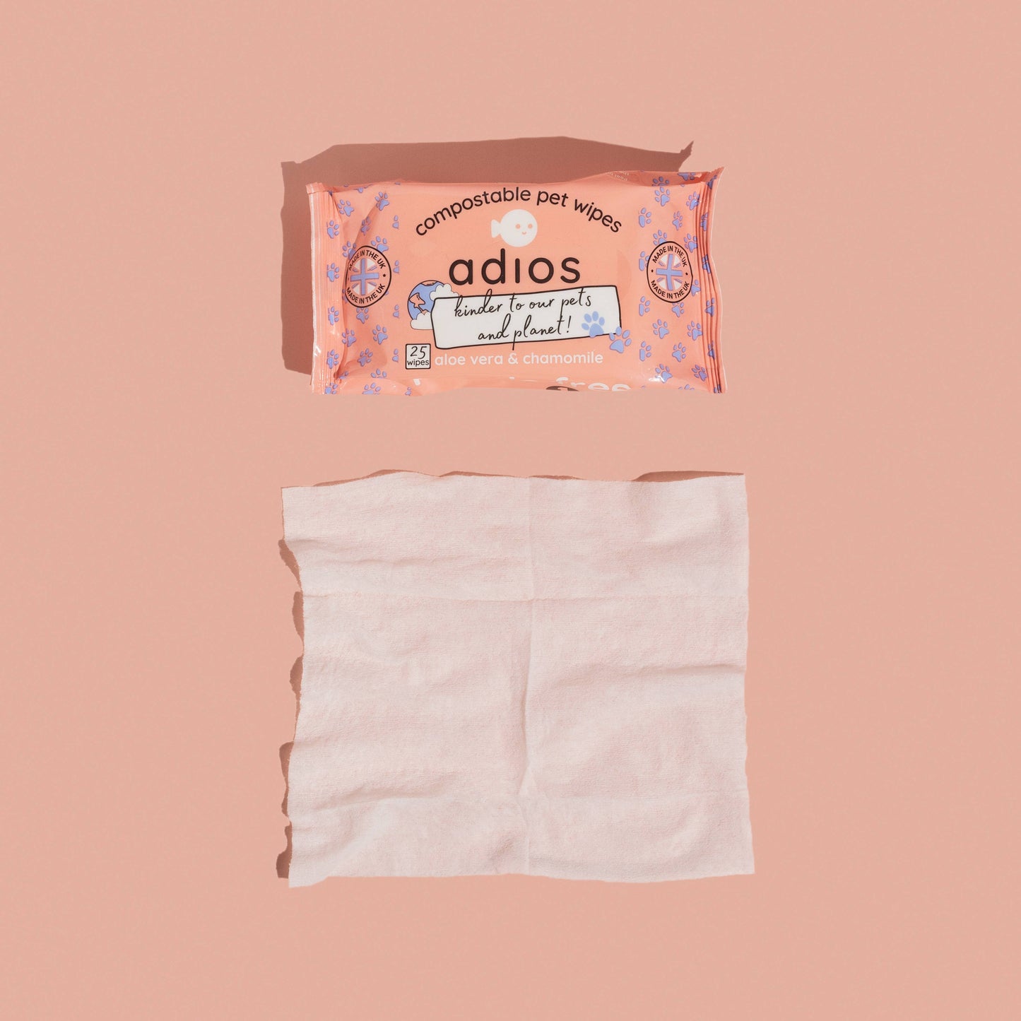 Compostable Pet Wipes (25 wipes)