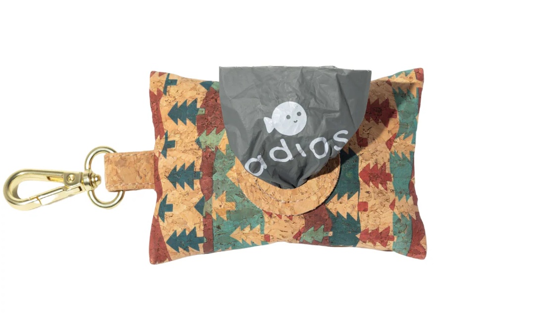 Handmade Natural Cork Poo Bag Holders (Christmas Tree)